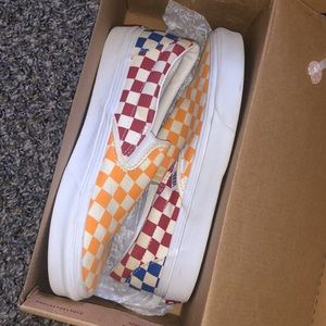 Checkerboard Slip-on Vans